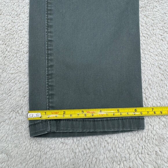 Loft Khaki Green Women's Pants Casual Lightweight Mid-Rise Trousers, Size 8 - Picture 10 of 10